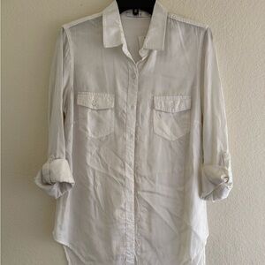 Love 8 Women’s Shirt Dress, Optic White, Small